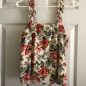 Flowery tank top